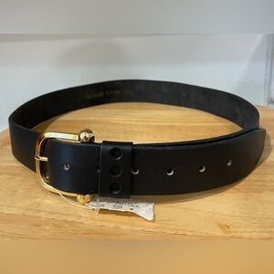 Vintage New Garay Black Belt   Med